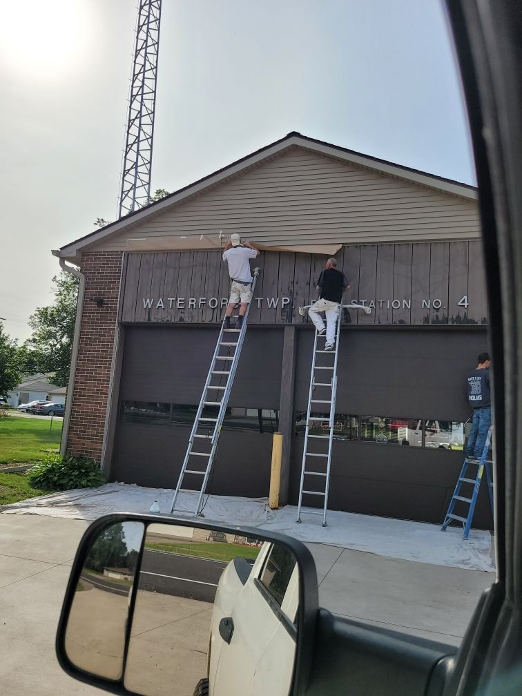 Fire Station Before Waterford Twp Fire Station No. 4, during prep