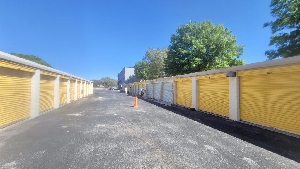 Storage facility door repaint